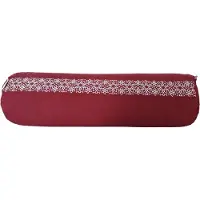 Samarali Yoga bolster - 100% katoen - 20x60 cm - 3.5KG - 2 covers (buiten & binnen) - GOTS gecertificeerd