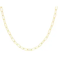 Oozoo Jewellery - goudkleurige ketting met grove schakels - SN-2016