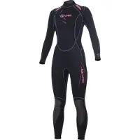 Bare 3/2mm Full - Wetsuit - Dames - 10 - Zwart/Roze