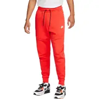 Nike Tech Fleece Jogger Rood Wit