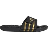 Adidas Muiltjes 'Adissage' goud / zwart