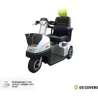 Ds Covers MOBB Hoofdsteunhoes Scootmobiel – Waterdichte Beschermhoes – Reflecterend & Fluorescerend – Maat L –