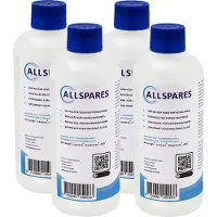 Allspares Vloeibare Ontkalker (4x 500ml) voor Koffiemachines geschikt voor Delonghi Original EcoDecalk DLSC500