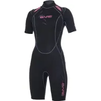 Bare 2mm Shorty - Wetsuit - Dames - 10 - Zwart/Roze