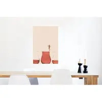 PosterMonkey Poster Vintage - Vrouw - Glas - Pastel - Abstract - 40x60 cm