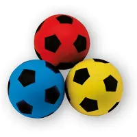Androni Mini Foamvoetbal Set 3 stuks, 12 cm
