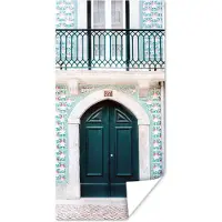 PosterMonkey Deur - Hout - Groen - Huis