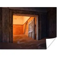 PosterMonkey Deur - Zand - Huis - Architectuur