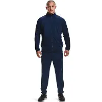 Under Armour Knit Trainingspak Compleet Navy Blauw | L