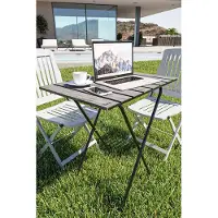 Bino Campingtafel - Kampeertafel - Campingtafel Inklapbaar - Opvouwbare Tafel - Campingtafel Opvouwbaar - 60x40 CM