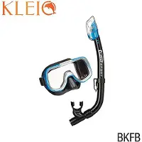 Tusa Sport TUSAsport UC2022 Mini-Kleio Dry Snorkelset (Jeugd 6–12 jaar) | Comfortabel Junior Masker & Volledig Dry-Top Snorkel voor Veilige & Leuke Snorkelavonturen