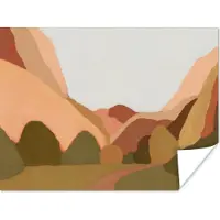 PosterMonkey Poster Natuur - Landschap - Abstract - Kunst - 120x90 cm