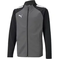 Puma teamLIGA Trainingsjack Kids Grijs Wit