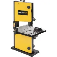 Powerplus elektrische lintzaag POWX1800 - 350W zaagmachine - 302x313mm tafel - parallelgeleider & hoekgeleider - met 1 acc.