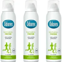 Odorex Deo Spray - Natural Fresh - 3 x 150 ml