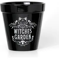 Alchemy - Witches Garden Plantenpot - Zwart/Wit