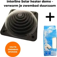 Interline Solar heater bol 5L - Pool Heater - Zwembadverwarming - Solarbol - Solar Zwembad Verwarming - Zwembad Verwarmen - Solar Verwaming Zwembad - Inclusief gratis Zwembad Sponzen