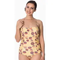 Dancing Days - PARASOL RUCHING Badpak - S - Creme