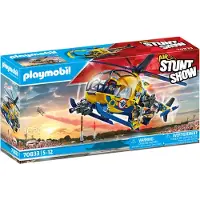 Playmobil 70833 Air Stuntshow Hélicoptère et équipe de tournage