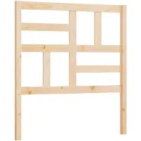 vidaXL Hoofdbord 81x4x104 cm massief grenenhout