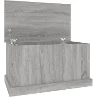 vidaXL Opbergbox 70x40x38 cm bewerkt hout grijs sonoma eikenkleurig