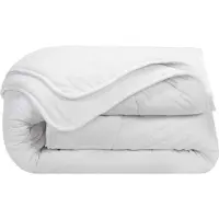 Princessdekbedden 100% Soft Katoen-Tijk- 4-seizoenen Princessdekbed -Tweepersoons/Lits-jumeaux-XL - 260x220 cm - Anti Allergie -Wasbaar -Wit