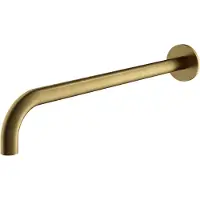 Hotbath Archie AR450 wandarm 40cm geborsteld messing PVD