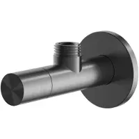 Hotbath Archie AR2002 hoekstopkraan met filter geborsteld gunmetal PVD
