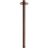 Hotbath Plafondbuis archie 30 cm geborsteld koper pvd