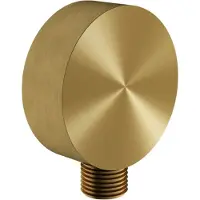 Hotbath Archie AR500 wanduitlaat geborsteld messing PVD