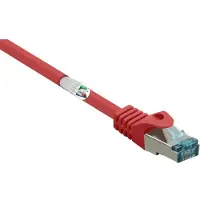 Renkforce RF-5043952 RJ45 Netwerkkabel, patchkabel CAT 6A S/FTP 10.00 m Rood Vlambestendig 1 stuk(s)