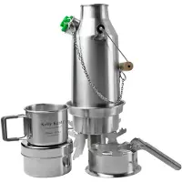 Kelly Kettle - Trekker' Kit - Drogebrandstofkookstel 0,6 l, grijs