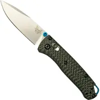 Benchmade Mini Bugout S90V Satin vouwmes, Carbon Fiber