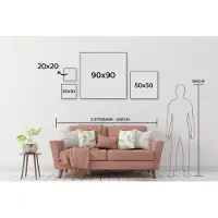 PosterMonkey Poster Bladeren - Bril - Giraffe - Dieren - Design - 100x100 cm XXL