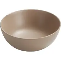 Guido Gusto Waskom Verla 35x35x15cm mat beige inclusief afvoerplug