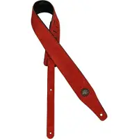 Gaucho GST-662-RD gitaarriem, topkwaliteit suede, rood
