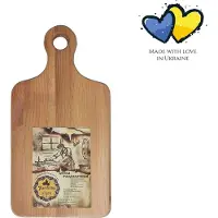 Maysternya Houten snijplank 35 x 18 x 1,5 cm bruin