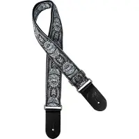 Gaucho GST-192-01 gitaarband, 2” jacquard weefsel, leren slips, veel kleuren