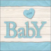 Ambiente Lunch servetten - Baby love boy