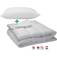 Princessdekbedden Royal Touch Luxe -Hotel Kwaliteit - Princess kinderdekbed Enkel 1Persoons-140x200 cm-Geschikt voor het hele jaar - Anti Allergie -Antibacterieel- Anti-huisstofmijt+ Hoofdkussen 60x70cm
