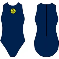Turbo Basic Waterpolo Swimsuit Blauw 11-12 Years Meisje