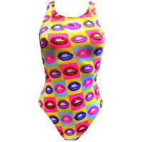 Turbo Dames zwempak uit 1 stuk Lips | Maat M