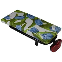 Hooodie Bagagedragerkussen Hooodie Cushie Tulips Blue