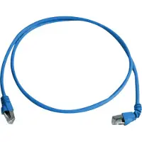 Telegärtner 100008291 RJ45 Netwerkkabel, patchkabel CAT 6A S/FTP 2.00 m Blauw Vlambestendig, Halogeenvrij 1 stuk(s)