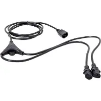 Hawa 1008273 Apparaat (koud) Y-kabel Zwart 5.00 m