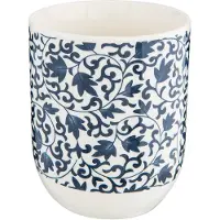 Clayre & Eef Blauwe Mok Ø 6*8 cm / 100 ml 6CEMU0005
