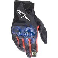 Alpinestars FQ20 SMX-1 Air V2 Monster Zwart Blauw Felrood Groen Maat 3XL