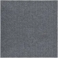 vidaXL Droogloopmat 100x100 cm grijs