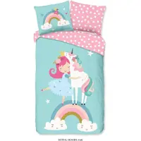 Good Morning kinderdekbedovertrek Unicorn Heaven - katoen