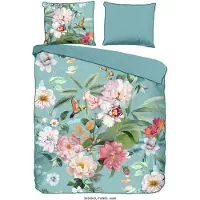 Muller Textil Descanso Dekbedovertrek "Fungi" - Multi - (140x220 cm) - 100% organisch katoen